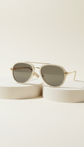 Oversized Gradient Lens Statement Shades